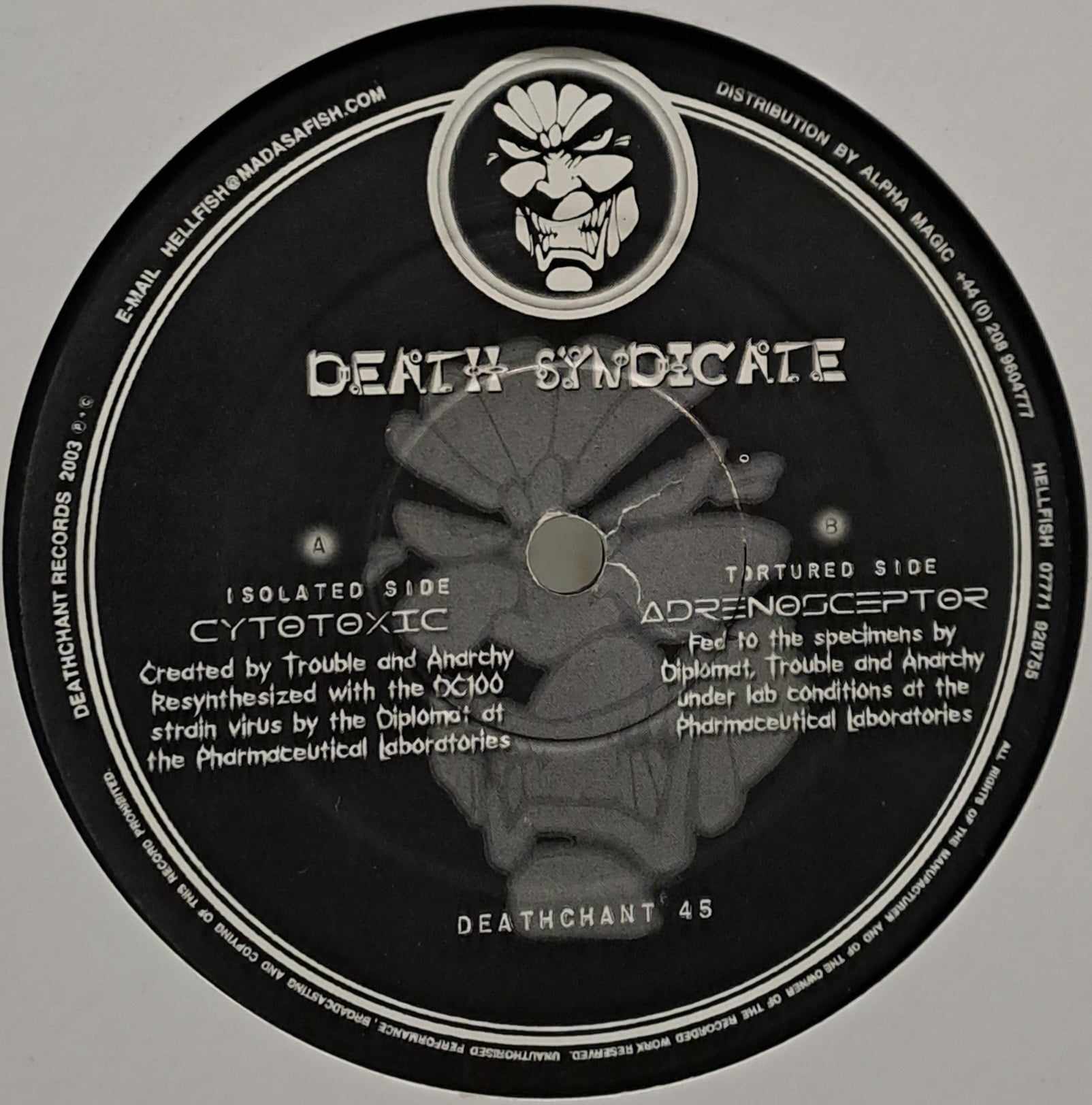 Deathchant 45 - vinyle hardcore